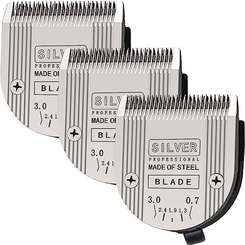 3PCS 5 in 1 Ersatzklingen Kompatibel mit Wahl Bravura Clipper .Chromado,Creativa,Figura Hundeschermaschinen für Hunde Grooming