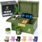 HOVANZO Premium Große Bambusbox - Verriegelung Aufbewahrung Dekorative Box mit Zahlenschloss - Aufbewahrungsbox Holz Verriegelung Aufbewahrungsbox - Dekorative Box für Zuhause