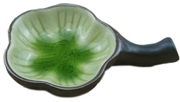 Woonsoon Multifunktionales Tintenfass Dish Porzellan Handgemachte Tinte Brunnen Inkstone mit Pinselhalter für chinesische japanische Kalligraphie Malerei Praxis