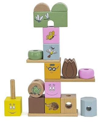 Label Label Barbapapa Houten Stapelblokken