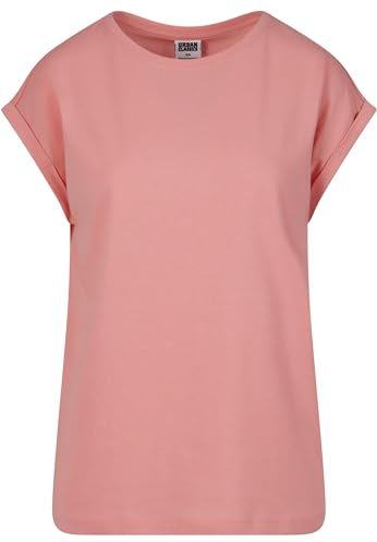 Urban Classics Tb771-ladies Extended Shoulder Tee T-Shirt, Rosa Limonata, XL Donna