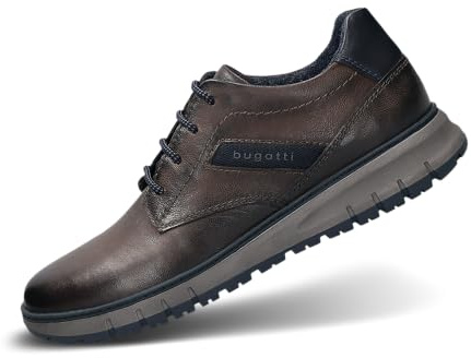 bugatti Herren Sneaker, Männer Schnürer, Wechselfußbett