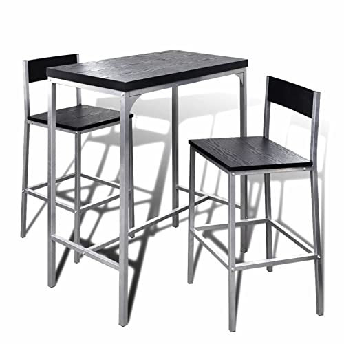 Chaduof Frühstücksbar Set, Bartisch Mit Barhocker Set, Bartische & -theken, Bartheke Küche, Bartisch Set, Küchentresen, Bartisch Mit Barhocker,