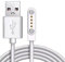Universal Kinder Smartwatch Ladekabel Magnetisch, Universeller Smartwatch Zubehör USB 4 polig Magnetisch Ladegerät für Smart Watch, Polig Pitch 2,54mm