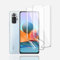 KoasVonson Películas de Hidrogel para Xiaomi Redmi Note 10 Pro, 2 Piezas Protectores de Pantalla de TPU Flexible HD Transparente, Compatible ID de Huellas Digitales [no vidrio templado]