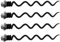 Alipis Tire-Bouchon De Remplacement Vis Sans Fin En Spirale 4 Pièces Tire-Bouchon Ouvre-Bouteille De Vin Tire-Bouchon Manuel Pour Serveur Embout En Spirale En Métal Remplacement Pour La