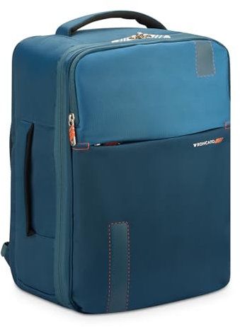 RONCATO SPEED zaino da viaggio | bagaglio a mano 40x20x25 cm - dimensioni bagaglio cabina underseat - Blu