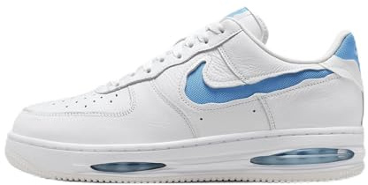 NIKE Herren Air Force 1 Low EVO Sneaker, White University Blue Summit Weiß, 44 EU