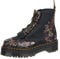 Dr. Martens Donna Jungle Boot Sneaker, Nero Stampa Rose, 37 EU