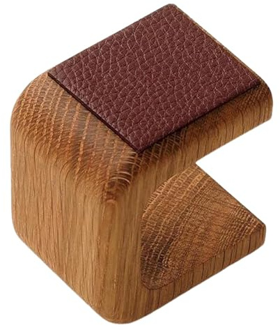 Présentoir de montre en bois, support de bijoux de montre - Présentoir de montre,Avec coussin en cuir, présentoir de montre unique en bois massif, support de montre pour hommes et femmes, fait à la ma