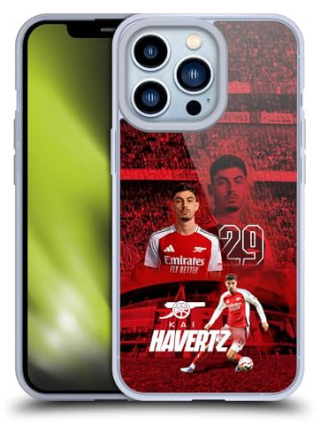 Head Case Designs Offizielle Arsenal FC Kai Havertz 2024/25 Erstes Team Gelhülle [Militärischer Schutzgrad] Kompatibel Mit Apple iPhone 13 Pro Und Kompatibel Mit MagSafe