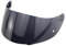 YuWuZhu Helmvisier, Helmlinse, Motorrad-Windschutz, Helmlinse, Visier, Ersatz für AGV K1 K3SV K5 Integralhelm, Blau (schwarz)