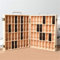 Ätherische Öle Aufbewahrung aus Holz, Ätherische Öle Holzbox, Raumdüftezubehör Koffer, Koffer für Ätherische Öle, 59/64 Löcher Aufbewahrungsboxen, für 15 ml und 10 ml Flaschen, Nagellack (64 Löcher)