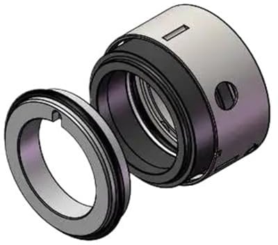 CAYUND Mechanische Dichtungen 8B1-2 Elastomerbalg-Gleitringdichtungen for Wellengröße 2 Zoll Wasserpumpen CAR/SIC/VIT(with PG Seat)