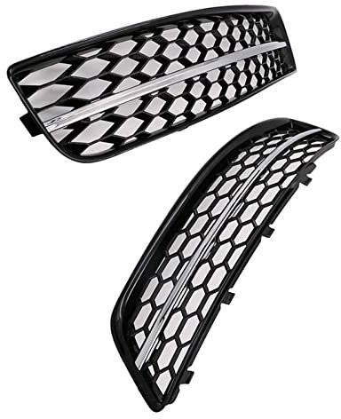 MKSZY Per A&UDI A3 8P 2009 2010 2011 2012 2013 Auto Anteriore della Luce di Nebbia Griglia di Copertura Griglia A Nido d'Ape