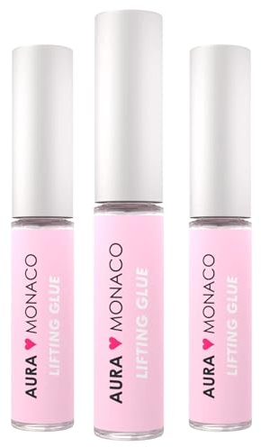 AURA Monaco | Premium Wimpernlifting Kleber – Lash Lift Glue – Lash Lift Kleber für Silikonpads & Naturwimpern – starke Haftung, leicht entfernbar, bis zu 25 Anwendungen, Made in Germany (15ml)