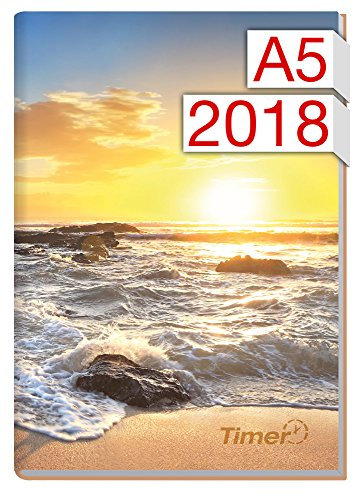 Chäff-Timer Classic A5 Kalender 2018 [Sunrise] 12 Monate Jan-Dez 2018 - Terminkalender mit Wochenplaner - Organizer - Wochenkalender