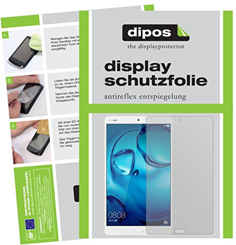 dipos I 2X Protector de Pantalla Mate compatible con Huawei MediaPad M3 Lite 10 pelicula Protectora