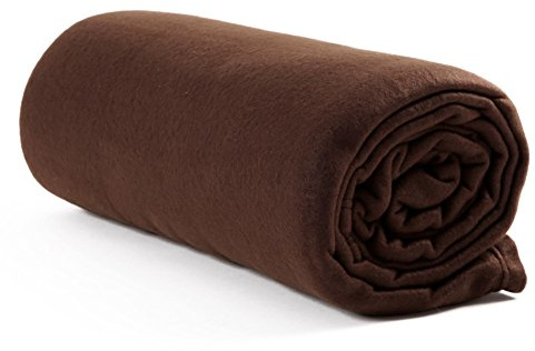 ESTEXO Kuscheldecke Größe XL 130 x 170 cm Polar Fleecedecke Tagesdecke Microfaserdecke