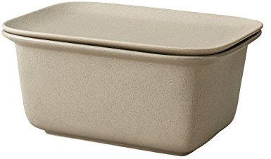 Stelton Rig-TIG Cook and Serve Asador con Tapa Grande, Molde para Horno, Recipiente para Horno, Gres, Earth, 12.5 cm, Z00507