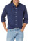 Amazon Essentials Men's Regular-Fit Long-Sleeve Casual Poplin Shirt, Navy, XXL