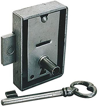 Serrure d'armoire - Axe : 50 mm - Sens : Droite - Largeur : 75 mm - ITAR