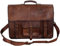 KPL 18 ZOLL Leder Aktentasche Laptop Messenger Bag Ranzen Büro Computer Tasche für Männer (16 ZOLL)