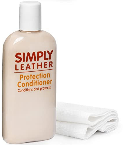 The Scratch Doctor Simply Leather Conditioner Protection Cream Polish for Furniture, Sofas, Car Seats Use on Leather, Faux Leather & Vinyl Applicator Included (250ml)