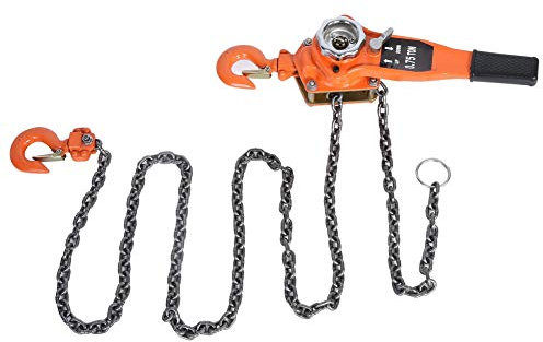 750 kg Kettenzug 3 m Kettenlänge Ratschenzug Kettenzug aus Stahl Industriequalität Hebel Ratschenzug zum Heben, Ziehen, Spannen, Glätten und Sichern
