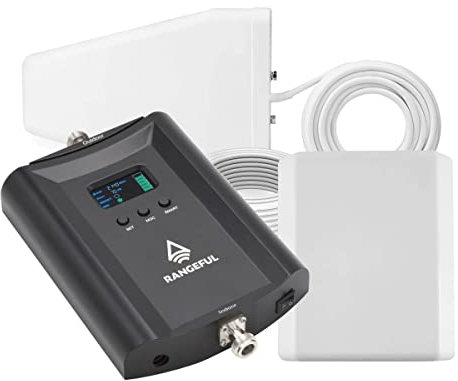 Rangeful Lance 200 V4G-L Amplificateur de Signal de Téléphone Mobile pour Tous Les Opérateurs Européens GSM/LTE Répéteur 2G/4G Répéteur Cellulaire 800/900MHz Répéteur de Téléphone Mobile