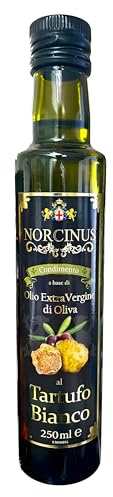 Norcinus 1X - Tartufi norcinus | Pregiato Olio al Tartufo bianco 250ml | Trasforma ogni piatto in un capolavoro Gourmet
