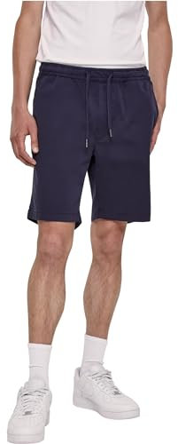 Urban Classics Herren Stretch Twill Joggshorts Klassische Shorts, navy, S