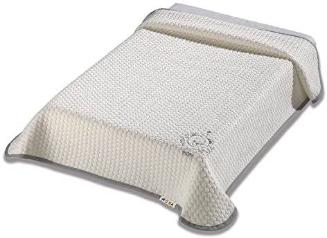 Lanovenanube Bambi M51 Babydecke, Mini-Kinderbett, 80 x 110 cm, Grau