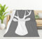HGOD DESIGNS Überwurfdecke mit Hirschkopf, weiche Decken und Überwürfe, 100 x 130 cm, für Damen und Herren