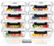 Hcrvvi Food Containers with Lids Set - Meal Prep Containers 8Pcs, with Upgraded Snap Locking Lids, Air Tight Lock Food Container, BPA Free, Meal Prep Containers Reusable, Food Storage Containers 640ml
