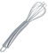 EUROHOME Schneebesen CARMEN aus rostfreiem Edelstahl spülmaschinengeeignet - Rührbesen 28 cm Länge - Rührer Mixer mit ergonomischem Edelstahlgriff - Edler Schaumschläger mit Aufhänger im Griff