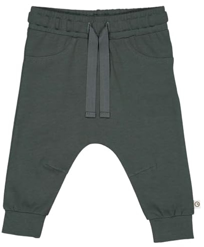 Müsli by Green Cotton Baby - Jungen Cozy Me Dart Pants, Balance Green, 92 EU