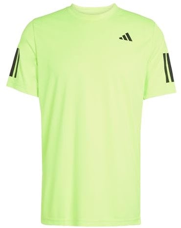 adidas Herren Club Tennis Climacool 3-Stripes T-Shirt, Lucid Lemon, L