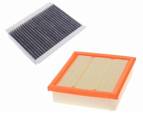 Toiumops Filtro Abitacolo per Jeep Compass 1.4T 2.4L /Renegade 1.4T 2.0L, 2 Pezzi Filtro Aria Motore e Filtro abitacolo 51977574/77367847