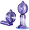 Fay Bless Hadheld - Ventilatore nebulizzatore personale, portatile, ricaricabile, 3000 mAh, a batteria, con 5 velocità, display a LED, ventola di raffreddamento pieghevole a 90° (viola)