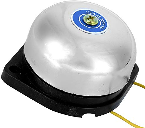 Elektrische Glocke aus Edelstahl, 220 V, 10 A, Funkenfrei, Feueralarm, Schulglocke, Mehrzweckglocke