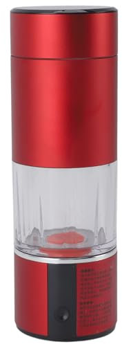 Botella de Agua de Hidrógeno, Máquina Portátil de Agua de Hidrógeno 13520ppb, Calentador Termostático para Fitness (rojo)