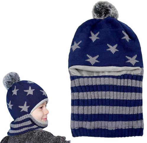 BORDEAG Kinder Sturmhaube, Kinder Sturmmaske Winter, Winter Winddicht Thermo Balaclava Gesichtsmaske, Winddichtes Balaclava Kinders Für Kinders, Jungen, Mädchen