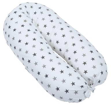 Cuddles Collection Maternity Pillow Support 5 in 1 Pillow (Silver Twinkle)
