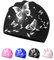 Cuffia Piscina Donna in Silicone Antiscivolo, Resistente all'Acqua – Design Elegante per Nuoto (Farfalla nera)