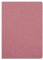 Clairefontaine 733066C - Notizheft Age Bag, DIN A4, 21x29,7 cm, 48 Blatt liniert mit Rand 90g, Einband gekörnt mit Lederstruktur, Altrosa, 1 Stück