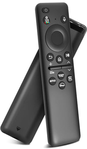 BN59-01432A Télécommande de Remplacement Vocale pour Téléviseur Samsung – avec 4 Touches d'accès Rapide pour Téléviseur Samsung 2021-2023 Neo LED Smart 4K Ultra HD (Piles Non incluses)