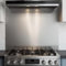 Ooivie Stainless Steel Splashback – Brushed finish - Splashback for Kitchen – cooker splashback – kitchen splashback – multiple sized kitchen splashbacks for walls (Without holes, 600mm x 900mm)