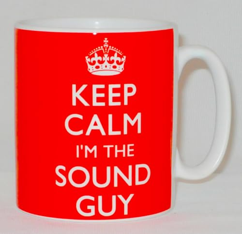 Keep Calm & I'm The Sound Guy Ceramic Mug Funny Music Engineer Producer Gift