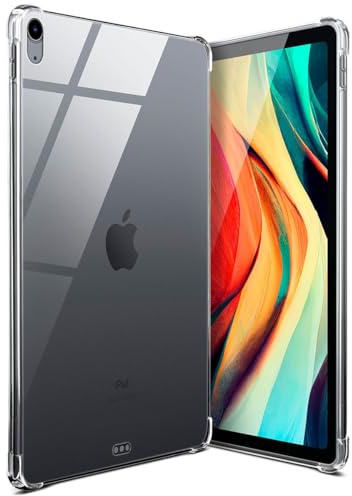 moex Aero Case für iPad Air 4/5 (2020/2022) Hülle aus Silikon durchsichtig, Schutzhülle Ultra dünn stoßfest mit Eckenschutz, Tablet Silikonhülle transparent minimalistisch, Klar